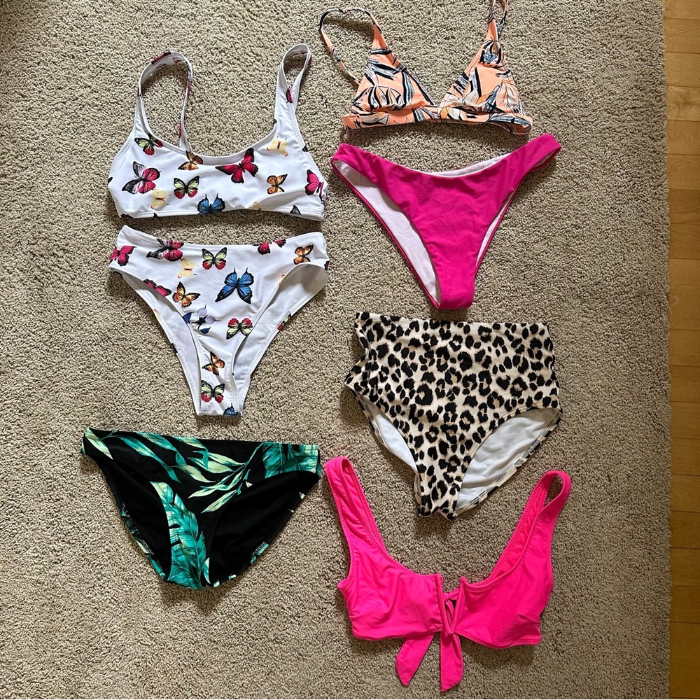 7pc swimsuit bikini lot